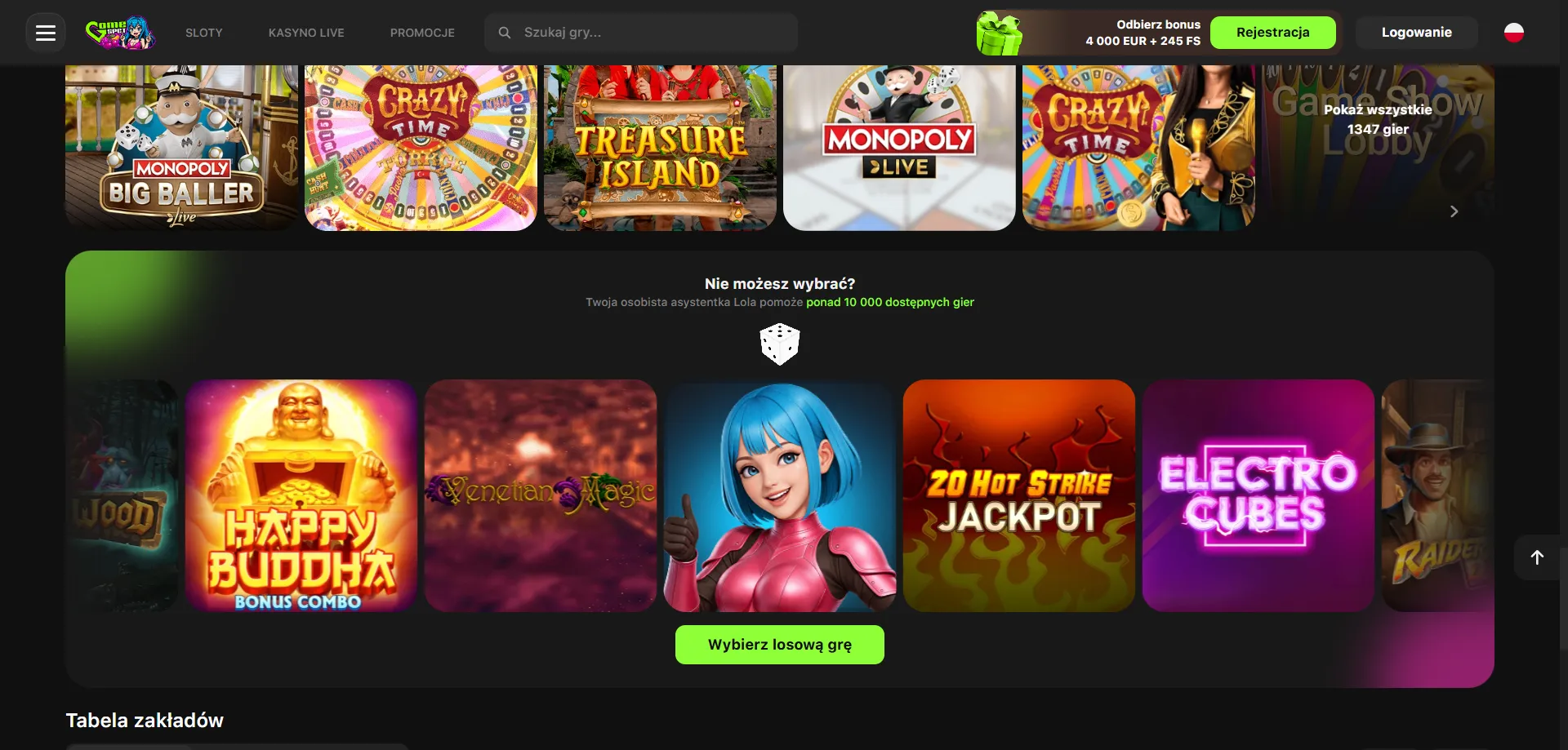Zakłady bukmacherskie i sportowe w GameSpot
